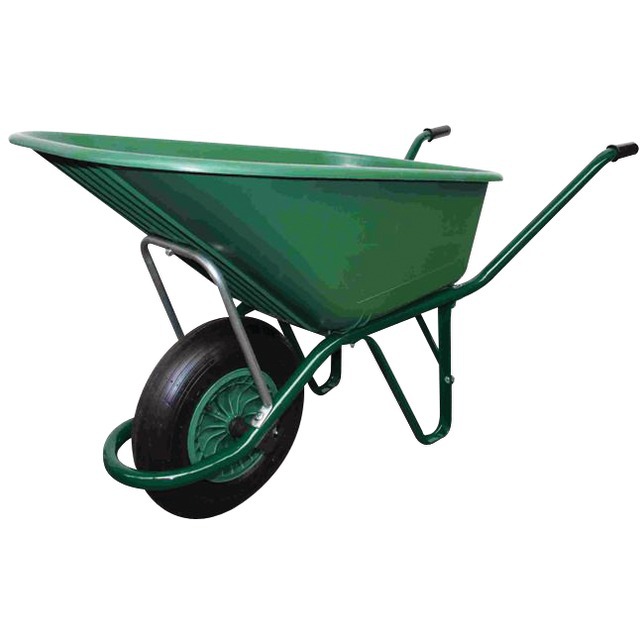 Brouette TKV100 110 Litres Polypropylene Verte Roue Gonflee référence fournisseur 2471015